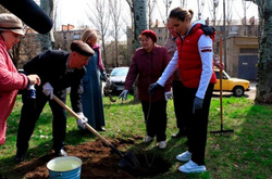 Наталія Королевська на суботнику