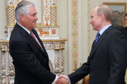  Рекс Тіллерсон та Володимир Путін 