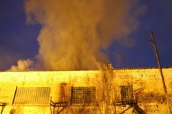  Пожежа у промзоні між станцією метро &laquo;Видубичі&raquo; і Дніпром 