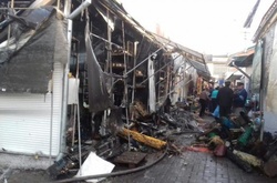  Центральний ринок горів у Вінниці 