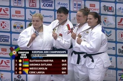 Дзюдоїстка Яремка  поклала у скарбничку збірної України третю медаль чемпіонату Європи 