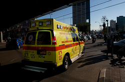 Швидка біля місця нападу