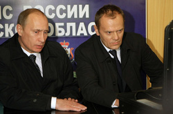 Володимир Путін та Дональд Туск