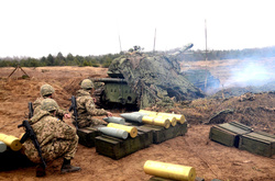 Навчання на військовому полігоні