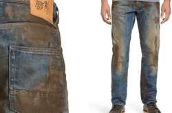 Американская сеть магазинов выпустила «грязные» джинсы за $425 