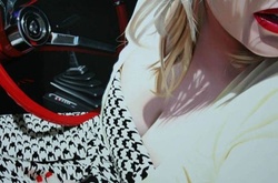  Красивые девушки и ретро-автомобили в фотопроекте американского художника Брайана Тулла