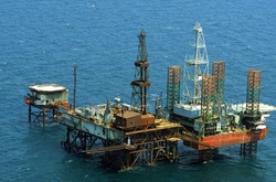  Фото: УНІАН 
 Українське газове родовище в Чорному морі 