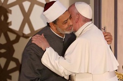  Понтифік з імамом Ахмедом аль-Таєбом у Каїрі, фото: Reuters  