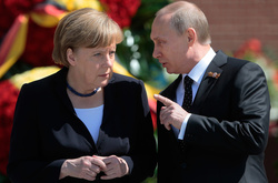 Ангела Меркель та Володимир Путін