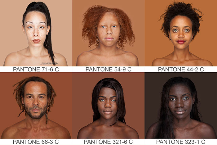 Невероятное разнообразие: фотограф запечатлела тона кожи людей для своего проекта 