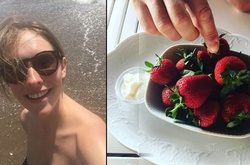 Молодая мама Катя Осадчая продемонстрировала соблазнительную фигуру в купальнике