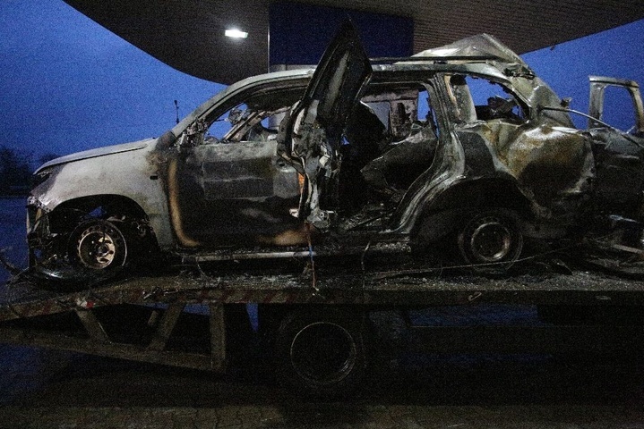 Оприлюднено відео моменту вибуху автівки місії ОБСЄ на Луганщині