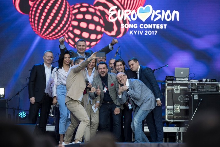 Кличко відкрив на Хрещатику найбільшу в історії «Євробачення» фан-зону