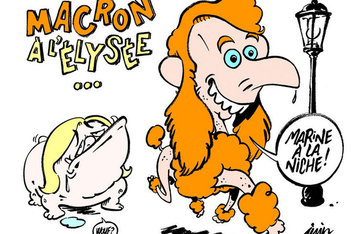 Тижневик Charlie Hebdo опублікував карикатуру на кандидатів у президенти Франції