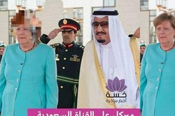 Ставшее вирусным «отцензурированное» фото Ангелы Меркель оказалось фейком