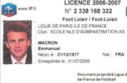 Новий президент Франції був професійним футболістом