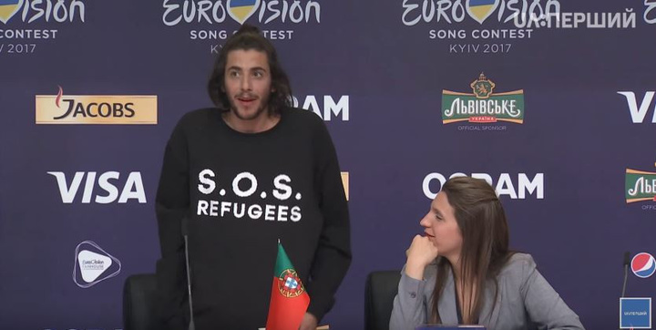 Фіналіст «Євробачення» закликав врятувати біженців