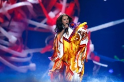 Джамала під час свого виступу на відкритті «Євробачення-2017»