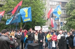 Пікет під Головним управлінням МВС України