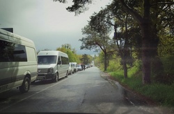 На кордоні із Угорщиною утворився кілометровий затор