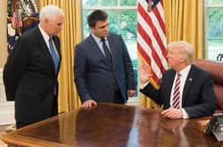 Пенс, Клімкін і Трамп