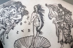 Классика на теле: невероятные татуировки по мотивам картин известных художников