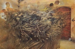 Ужасающие картины польского художника, убитого помешавшимися подростками