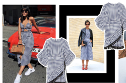Платье в клетку виши - тренд лета 2017