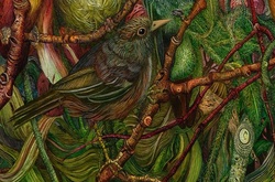 Веточки-цветочки и райские птицы: красочные картины Джуди Гарфин