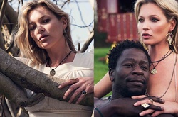 Обнаженная и в бриллиантах: Кейт Мосс снялась топлес в рекламе коллекции ювелирных украшений