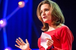 Міністр закордонних справ Канади Христя Фріланд за походженням етнічна українка