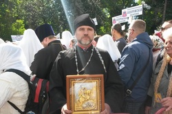  Мітинг УПЦ МП під Верховною Радою 
 Фото: Главком 