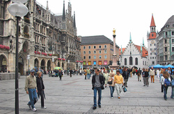  Площа Марієнплац у Мюнхені&nbsp; 