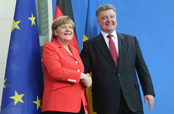 Ангела Меркель та Петро Порошенко