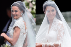 Сравниваем платья невест: Пиппа Миддлтон и Кейт Миддлтон