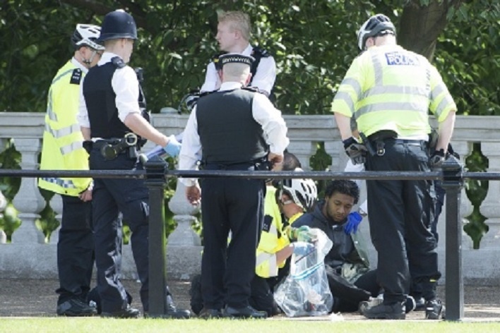 У Лондоні біля королівського палацу затримали чоловіка з ножем