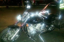 Мотоцикл чоловіка, якого розстріляли у Києві