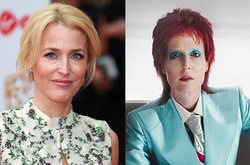 Джиллиан Андерсон «превратилась» в Дэвида Боуи