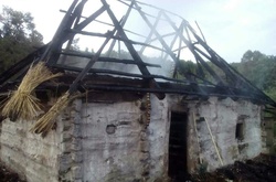 Дерев'яний будинок кінця ХІХ &ndash; початку ХХ століття, в якому сталася пожежа