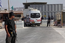 В&rsquo;їзд до тюрми Ketziot в Ізраілі