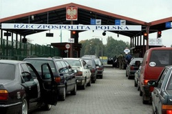 Автомобільні черги на українсько-польському кордоні