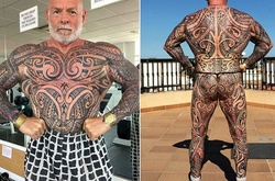 59-летний бодибилдер покрыл все свое тело татуировками, чтобы выглядеть моложе