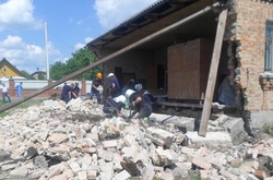 Руйнування будинку на Рівненщині