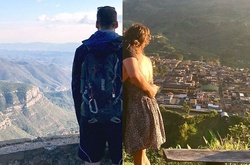 Любовь на расстоянии: влюблённые фотографируются в разных концах света и создают совместные коллажи 