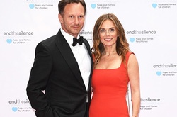 Джери Холлиуэлл и Кристиан Хорнер впервые вышли в свет вместе после рождения ребенка