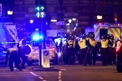 Поліція на місці теракту в Лондоні