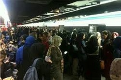У столиці Ірану зіштовхнулися потяги метро: опубліковано відео