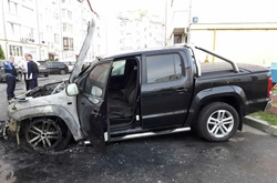 Підпал авто нардепа Ігоря Лапіна