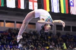 Тернопільська гімнастка Бачинська виборола чотири медалі на турнірі в Трнаві