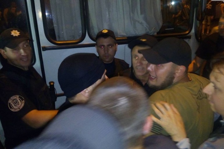 Під час виступу Білик в Одесі активісти побилися із поліцією